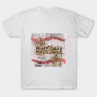 Cheetah Baseball ball T-Shirt